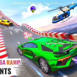 Impossible Mega Ramp Car Stunt