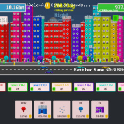 Colorful City of Cards